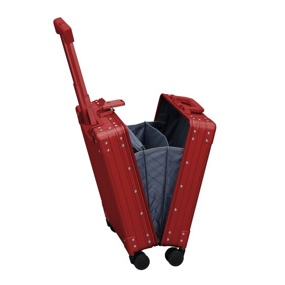 Aleon Business-cabinewagen met 4 wielen, Aluminium, 50 cm, laptopvak