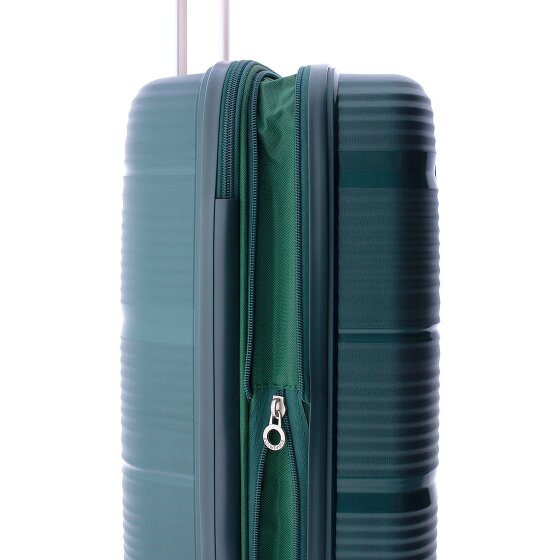 Gladiator 0800 4 wielen Cabinewagen 55 cm met uitbreidingsplooi