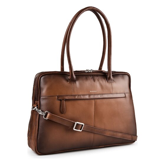 Burkely Ledger Aktentas Leder 40 cm Laptopvak