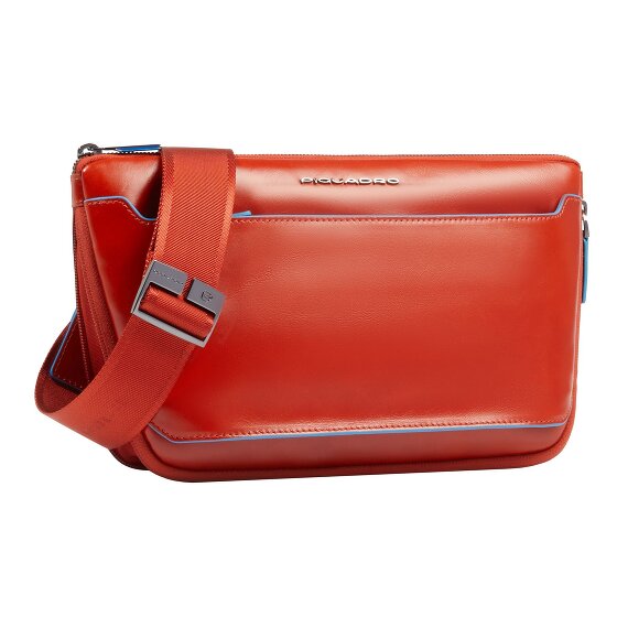 Piquadro Blue Square Schoudertas Leer 30 cm