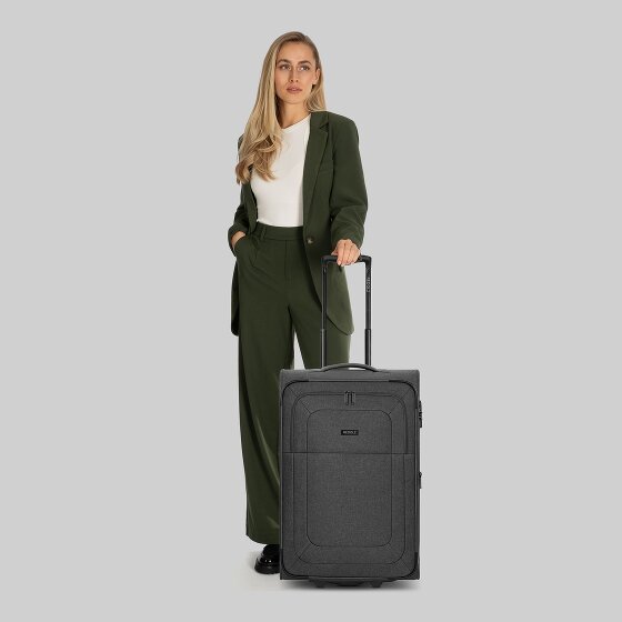 Redolz Essentials 12 2 wielen Trolley M 67 cm met uitbreidingsplooi