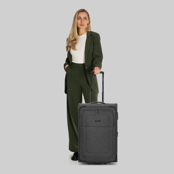 Redolz Essentials 12 2 wielen Trolley M 67 cm met uitbreidingsplooi