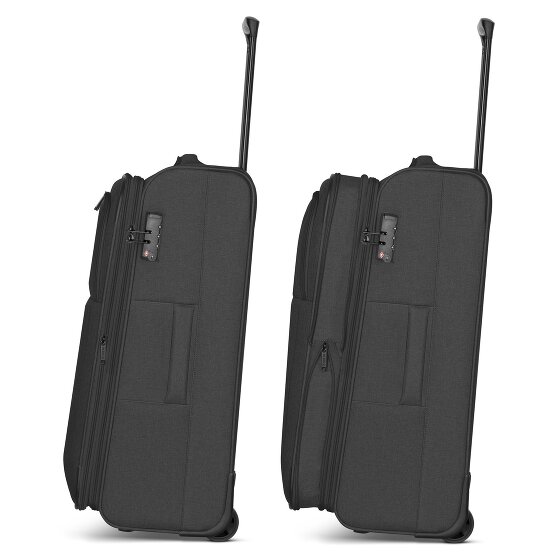 Redolz Essentials 12 2 wielen Trolley M 67 cm met uitbreidingsplooi