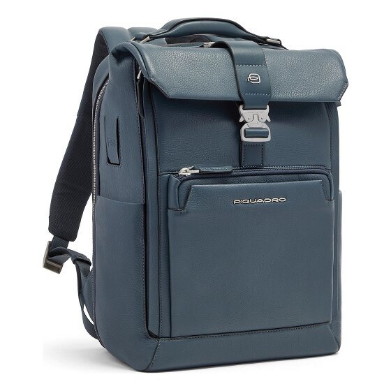 Piquadro Tebe Dagrugzak RFID-bescherming Leder 44 cm Laptopvak
