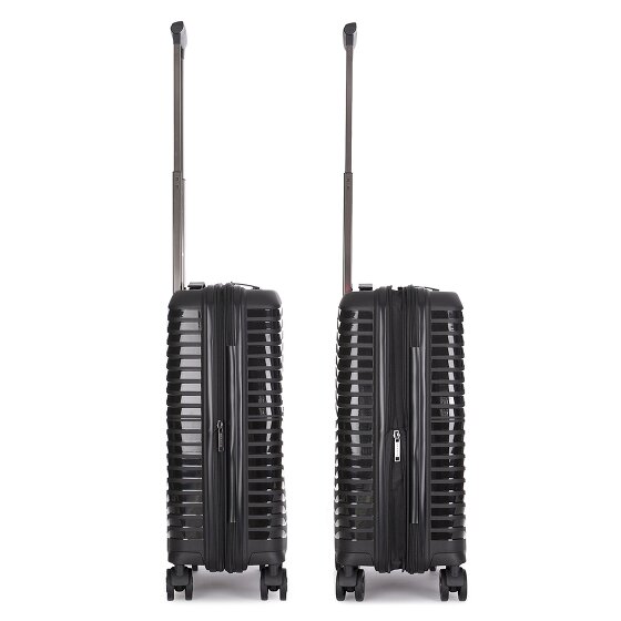 Stratic Bright+ 4 wielen Cabinewagen S 55 cm met uitbreidingsplooi