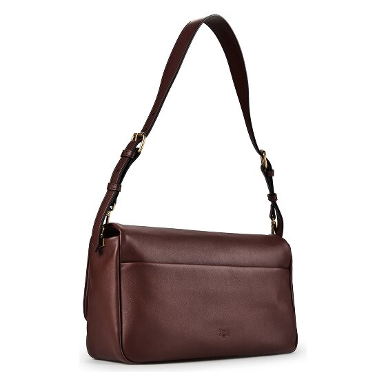 PINKO Click Soft Classic Schoudertas Leder 32 cm