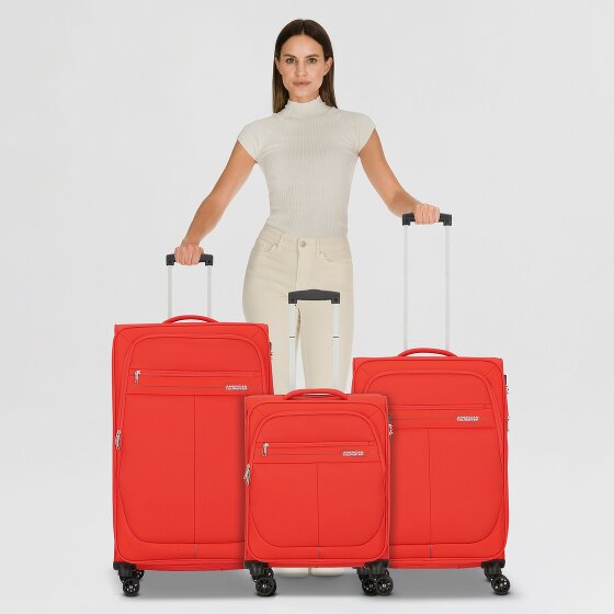 American Tourister Deep Dive 4 wielen Kofferset 3-delig met uitbreidingsplooi