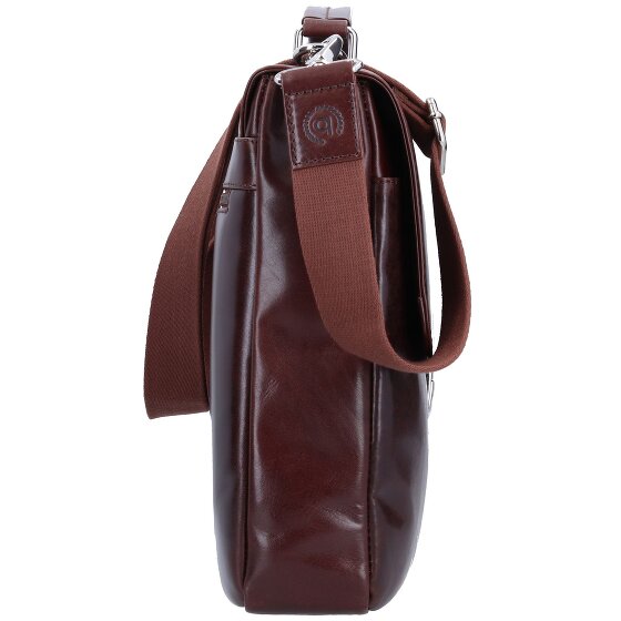 bugatti Romano Messenger Leder 40 cm Laptopcompartiment
