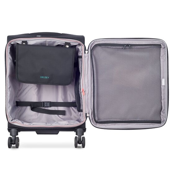 Delsey Paris Helium Dlx 4 wielen Cabinewagen 55 cm