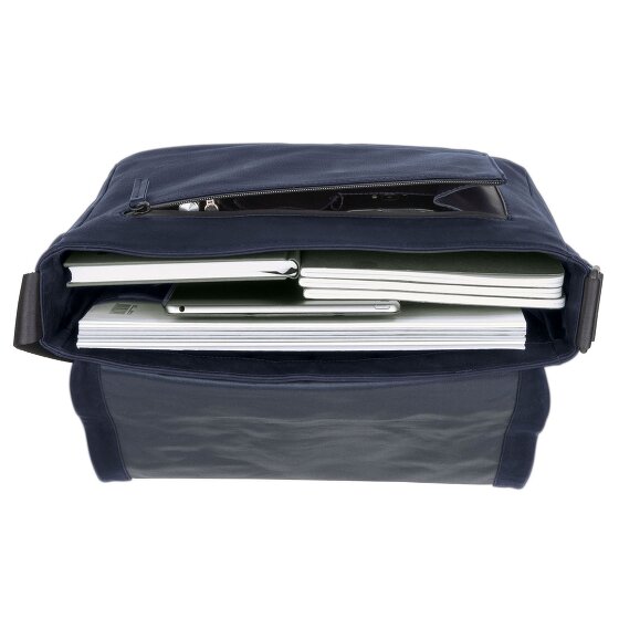 Leonhard Heyden Den Haag Messenger Leer 37 cm Laptopcompartiment