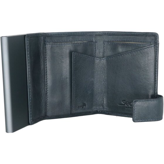 SecWal SecWal 2 Creditcard etui Portemonnee RFID Leer 9 cm