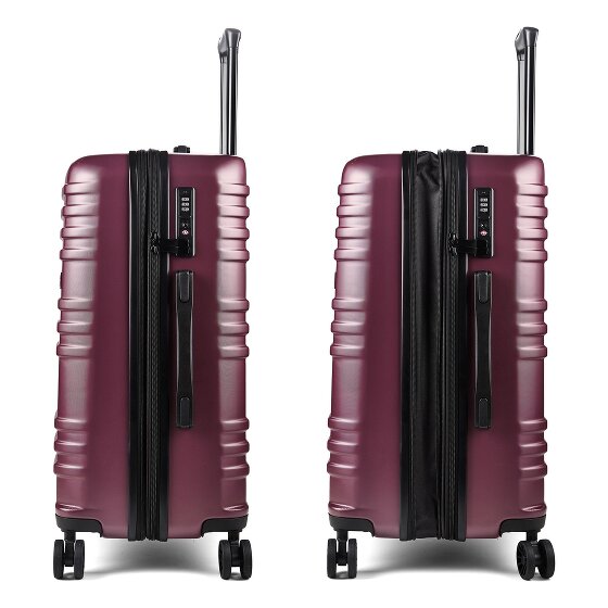 Pack Easy Mena 4 wielen Trolley 64 cm met uitbreidingsplooi