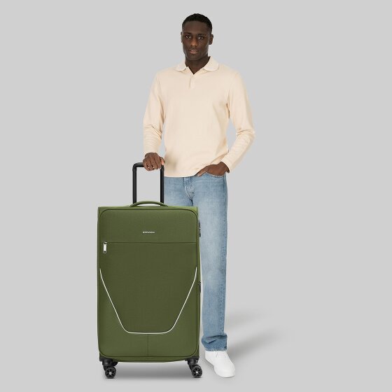 Stratic taska 4-wiel trolley L 76 cm met uitvouwbare plooi