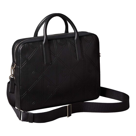 Calvin Klein Embossed Koffer 36 cm Laptop compartiment