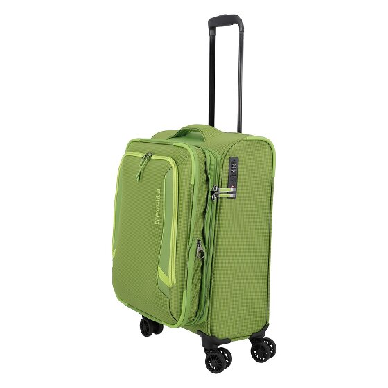 Travelite Corsiica 4 wielen Cabinewagen S 55 cm met uitbreidingsplooi