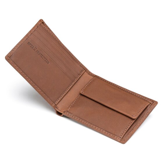 Farmhood Nashville Portemonnee RFID-bescherming Leer 11 cm