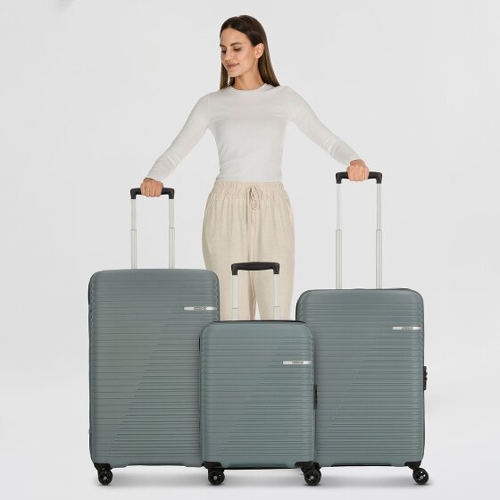 American Tourister Liftoff 4 wielen Kofferset 3-delig met uitbreidingsplooi