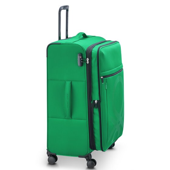 Delsey Paris x United Colors of Benetton Colour Block 4-wiel trolley 77cm met uitbreidingsvouw