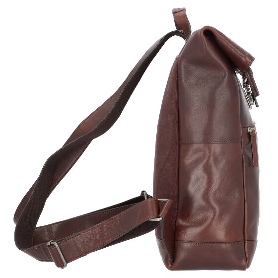 Leonhard Heyden Roma Zakelijke rugzak Leer 40 cm Laptop compartiment