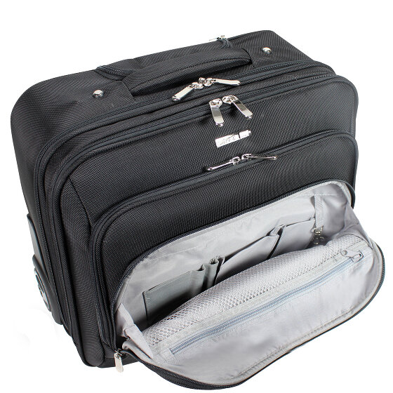 d&n Bussiness & Travel 2-Wiel Business Trolley 41 cm Laptopcompartiment