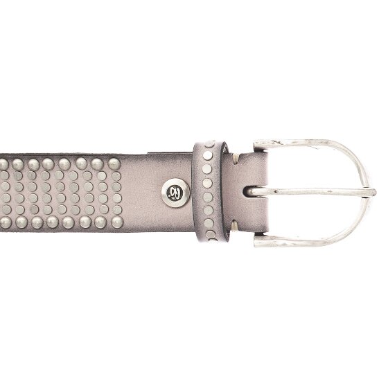 b.belt Riva Studded Belt Leer