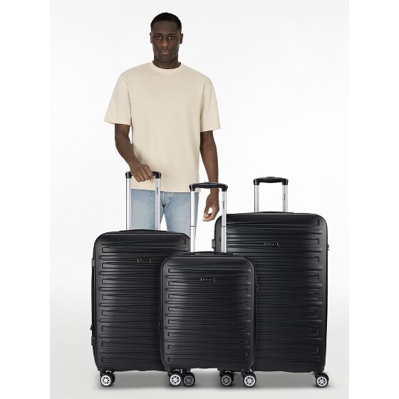 Benzi 5493 4 wielen Kofferset 3-delig met uitbreidingsplooi