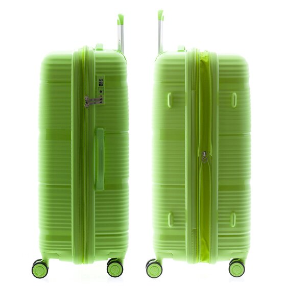 Gladiator 0800 4 wielen Trolley 76 cm met uitbreidingsplooi