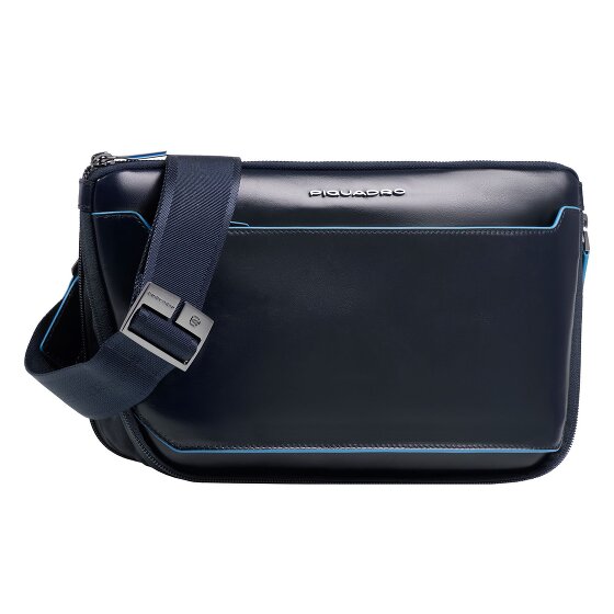 Piquadro Blue Square Schoudertas Leer 30 cm