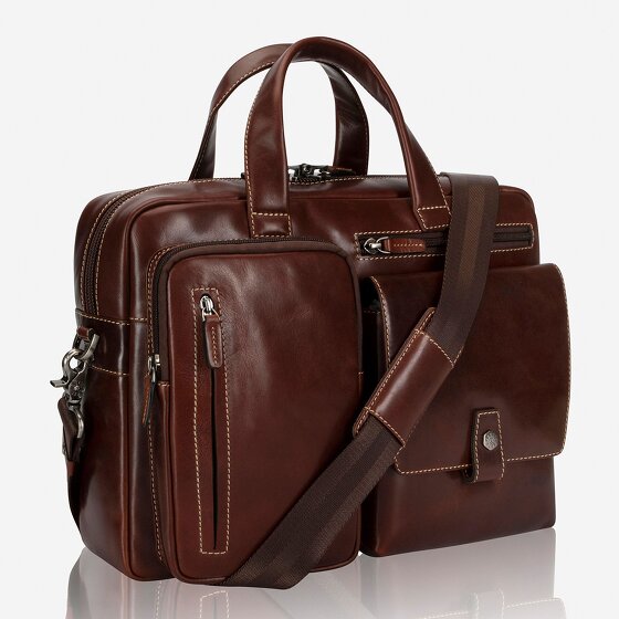 Jekyll & Hide Oxford Koffer Leer 38 cm Laptop compartiment