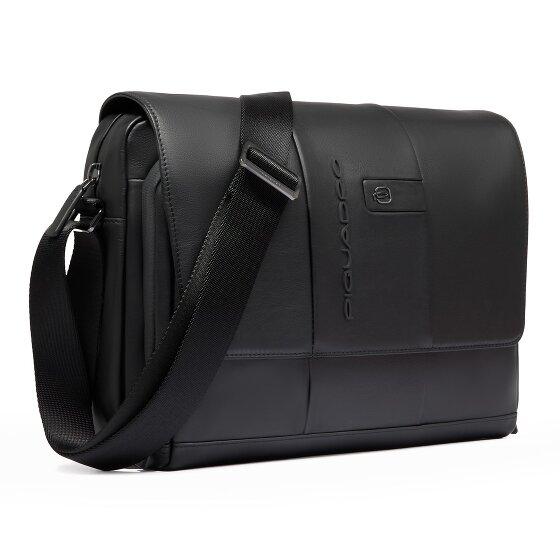 Piquadro Urban Boodschapper RFID-bescherming Leer 35 cm Laptop compartiment