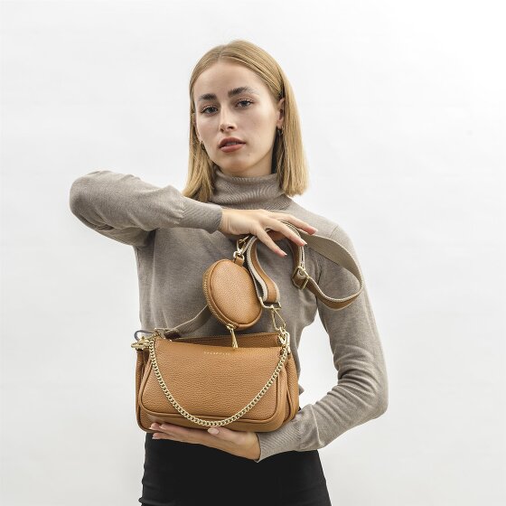 Lazarotti Milano Leren Schoudertas 23 cm