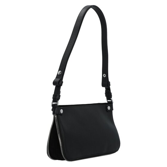 Karl Lagerfeld Behind the Seams Mini tas Schoudertas Leer 18 cm met uitbreidingsplooi