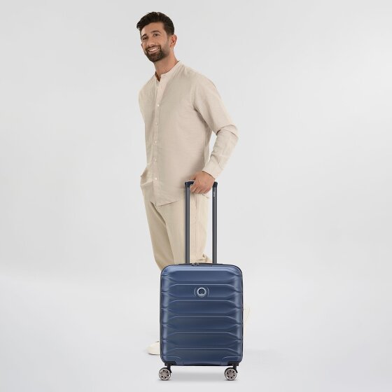 Delsey Paris Meteor 4 wielen Cabinewagen 55 cm met uitbreidingsplooi