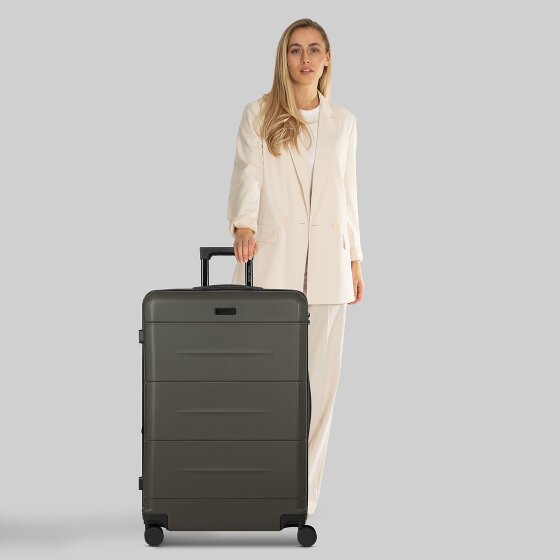 Police 4 wielen Trolley 74 cm met uitbreidingsplooi