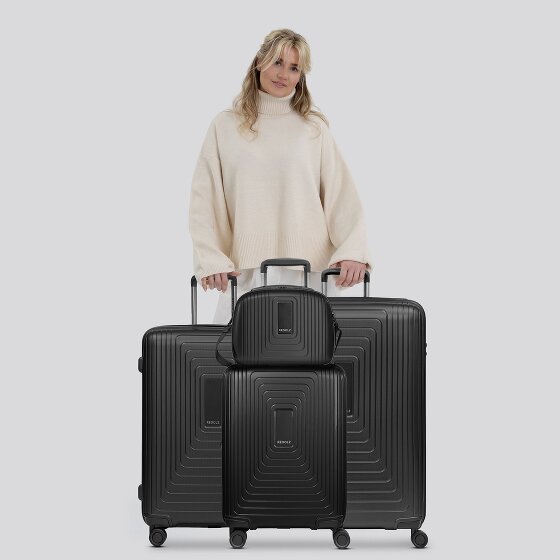 Redolz Essentials 14 4-wiel kofferset + beautycase 4 stuks met stretchvouw