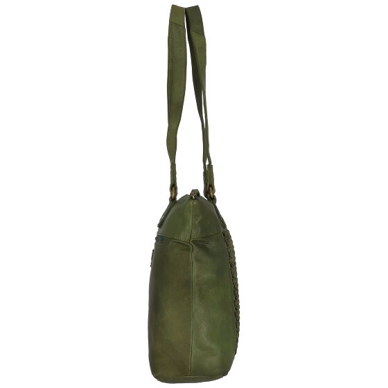 Greenland Nature Femi & Nine Leren Schoudertas 35 cm