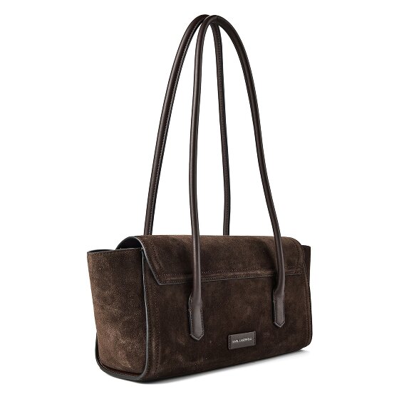 Karl Lagerfeld Signature Schoudertas Leder 34 cm