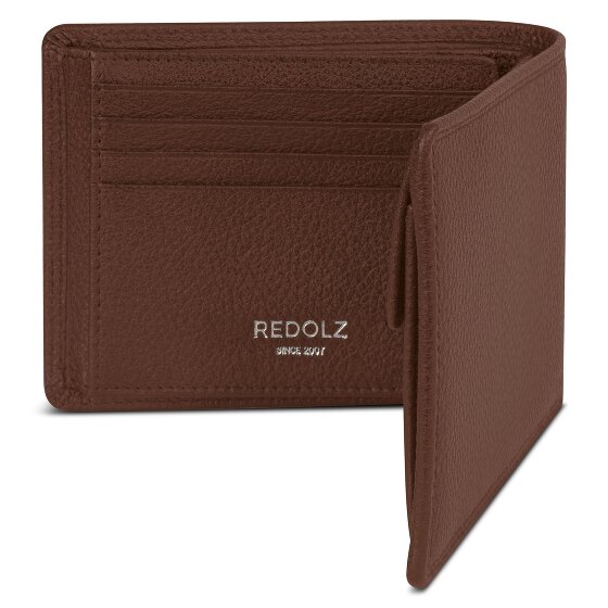 Redolz Leather Essentials QF portemonnee RFID leer 12 cm uitklapbaar