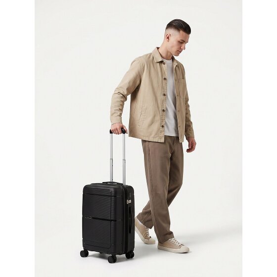 Benzi 5899 4 wielen Trolley M 57 cm met uitbreidingsplooi