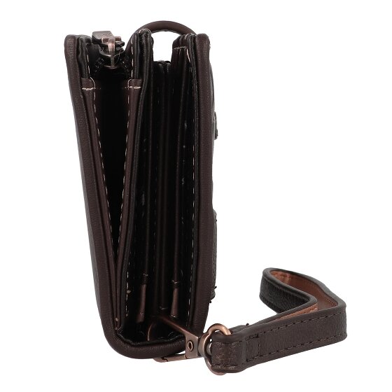 Anekke Shoen Brown Portemonnee RFID-bescherming 19 cm