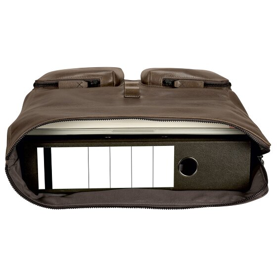 Leonhard Heyden Porto Boodschapper Leer 38 cm