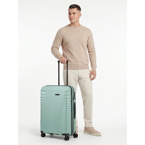 Farmhood Straw Edition 4 wielen Trolley 67 cm met uitbreidingsplooi
