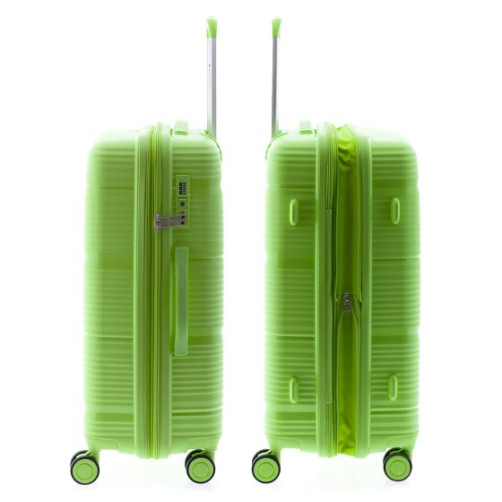 Gladiator 0800 4 wielen Trolley 65 cm met uitbreidingsplooi