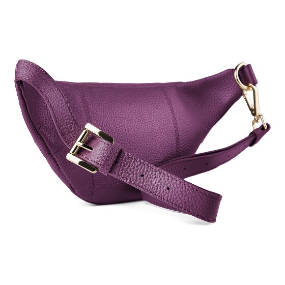 Lazarotti Bologna leer Fanny pack met dubbele rits, crossbody, leer, 25 cm
