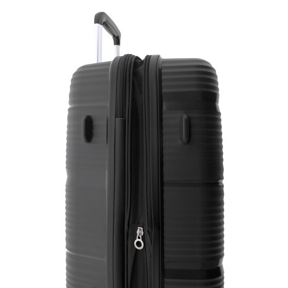 Gladiator 0800 4 wielen Trolley 65 cm met uitbreidingsplooi