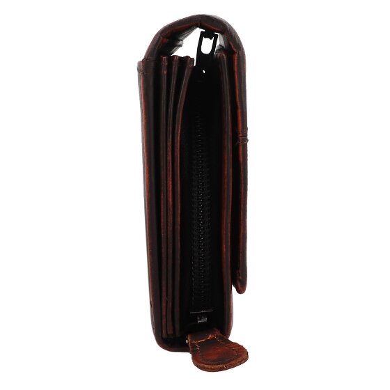 Greenburry Destressed Portemonnee RFID-bescherming Leer 13 cm