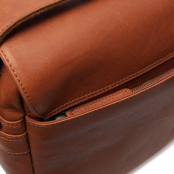 The Chesterfield Brand Richard Boodschapper Leer 40 cm Laptop compartiment