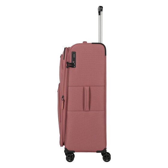 Travelite Kick Off 4 wielen Trolley L 78 cm met uitbreidingsplooi