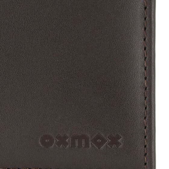 oxmox Leather Portemonnee RFID-bescherming Leder 11 cm