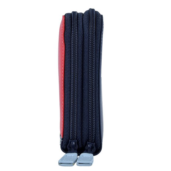 Mywalit Grote dubbele ritssluiting portemonnee leer 18 cm